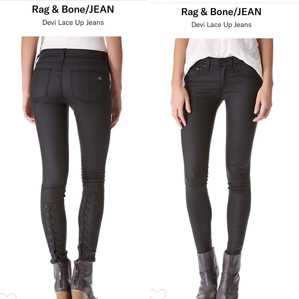 Rag & Bone Devi Lace Up Jean